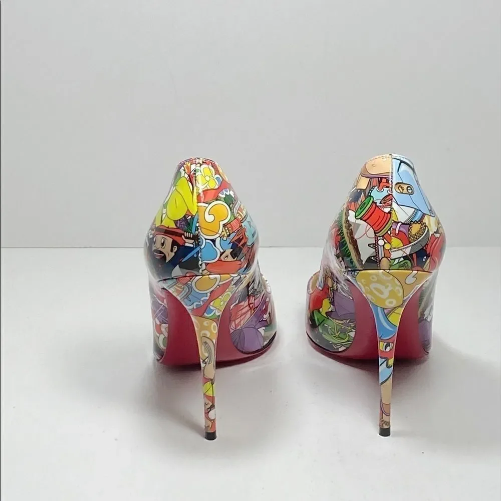 Christian Louboutin Pigalle Follies Print Pumps